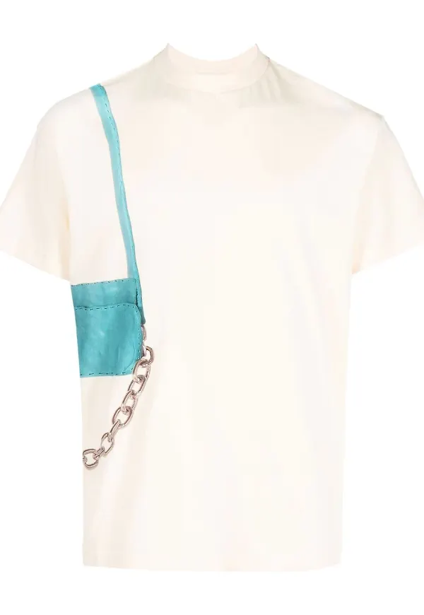 Jacquemus t-shirt med grafiskt tryck - Neutral