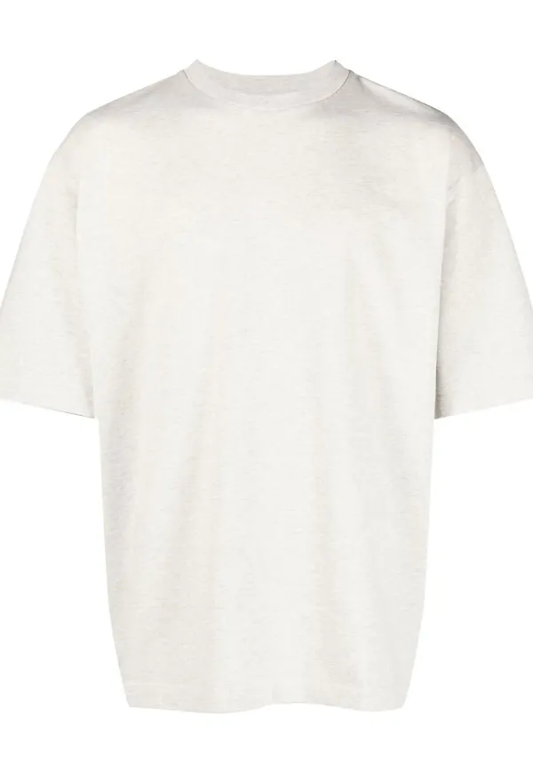 Jacquemus t-shirt med rundad hals - Neutral