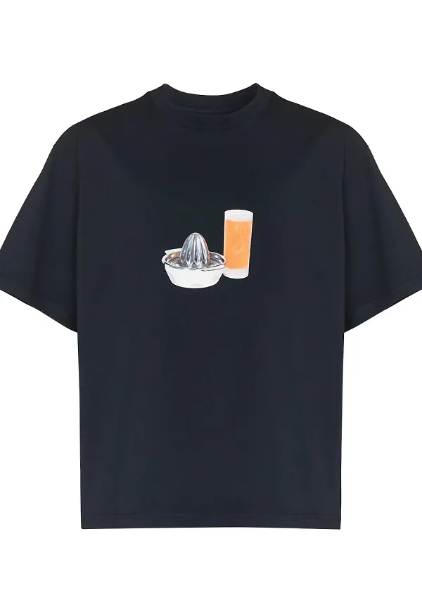 Jacquemus t-shirt med tryck - Blå