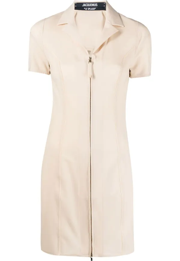 Jacquemus Tangelo kort tennisklänning - Neutral