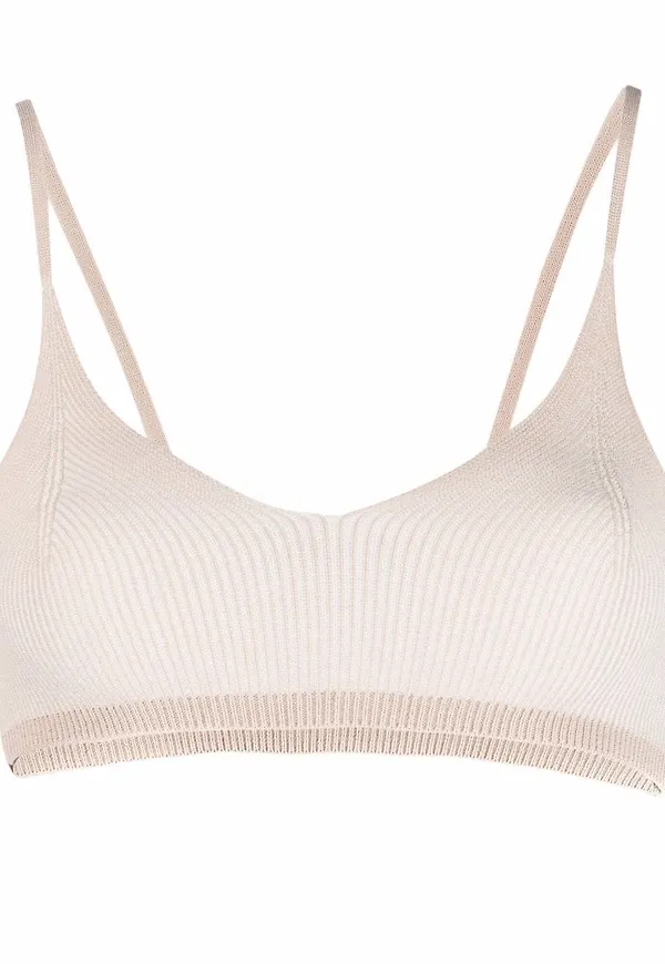 Jacquemus topp med tunna band - Neutral