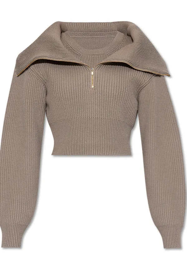 Jacquemus Wool sweater Brun, Dam