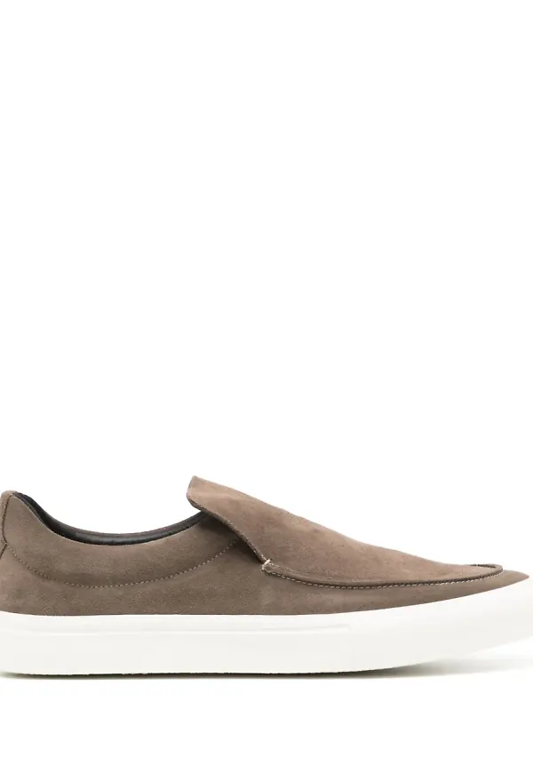 James Perse Coastal sneakers i mocka - Brun