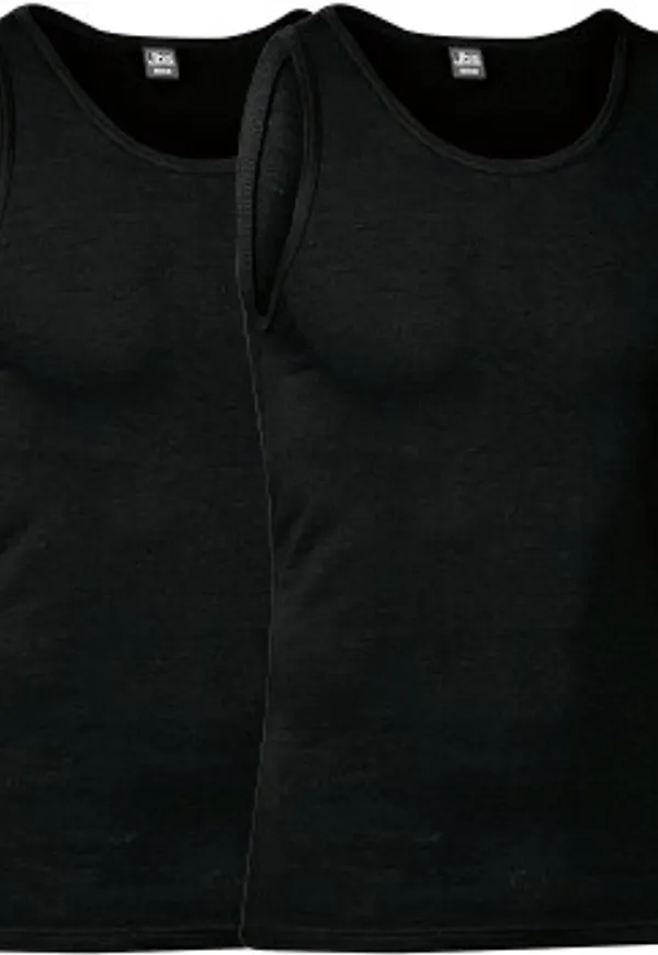 JBS 2P Organic Cotton Tank Top Svart ekologisk bomull XX-Large Herr