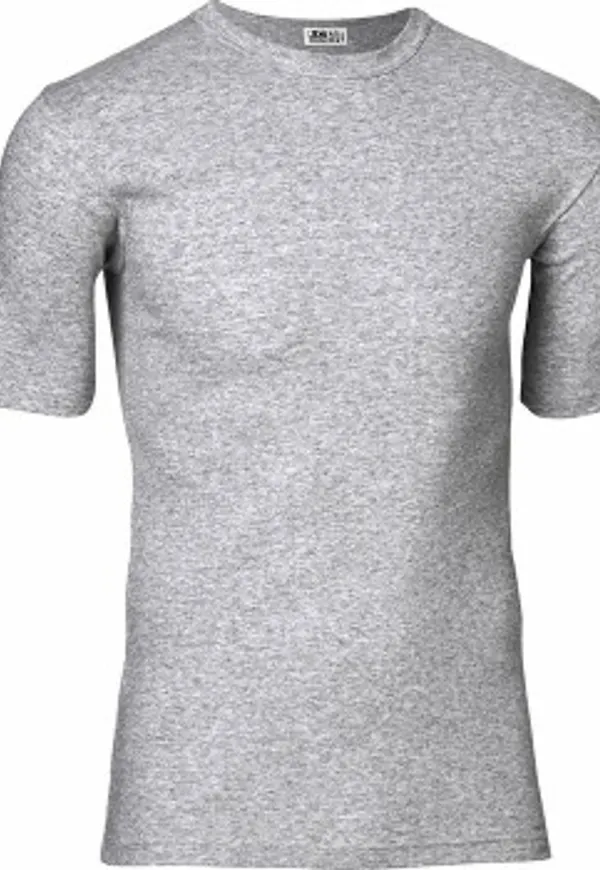 JBS Basic T-shirt Grå bomull Small Herr