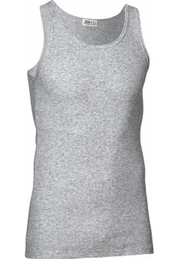 JBS Basic Tanktop Grå bomull Large Herr