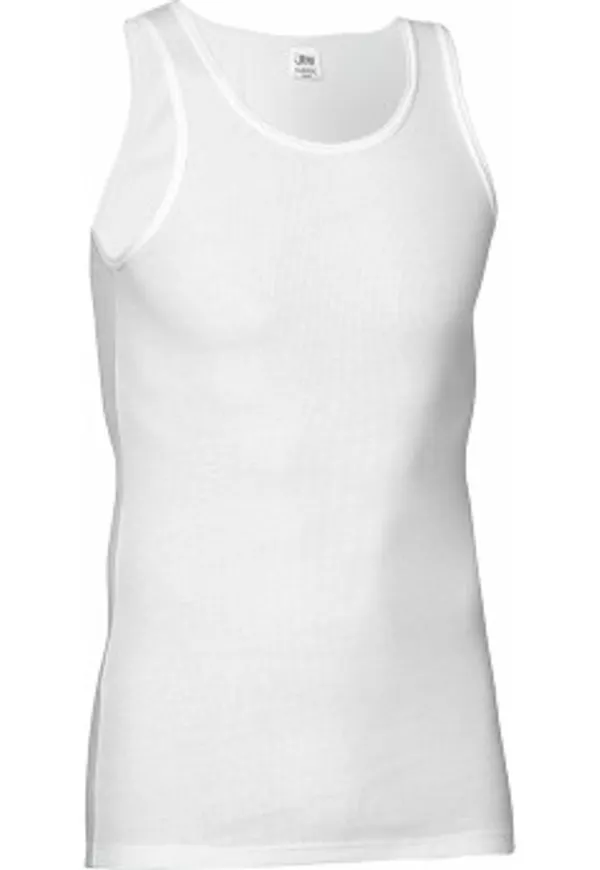 JBS Classic Singlet Vit bomull Small Herr