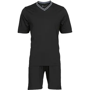 JBS Kortärmad Pyjamas Svart bomull Large Herr