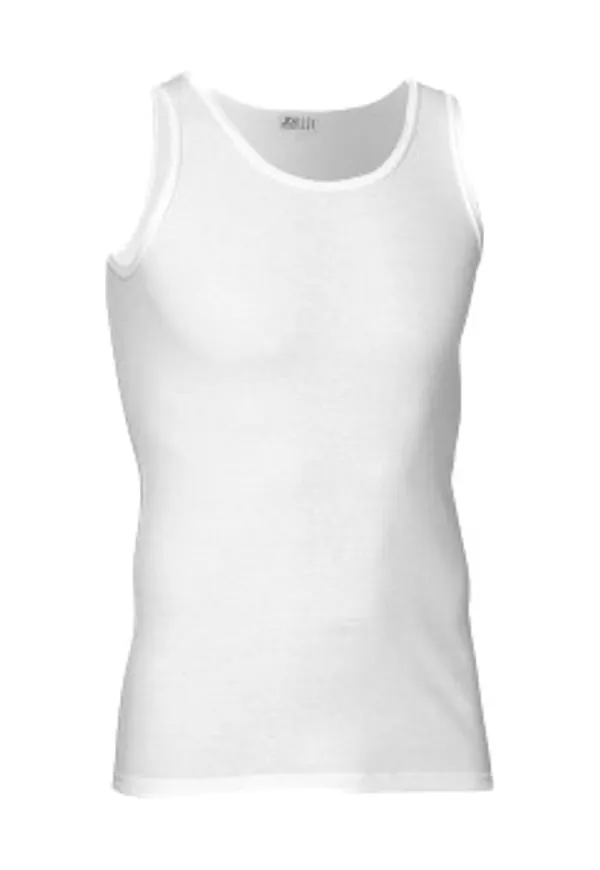 JBS Light Singlet Vit bomull XX-Large Herr