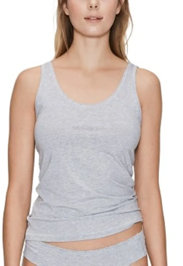JBS of Denmark Bamboo Top Wide Straps Ljusgrå Small Dam