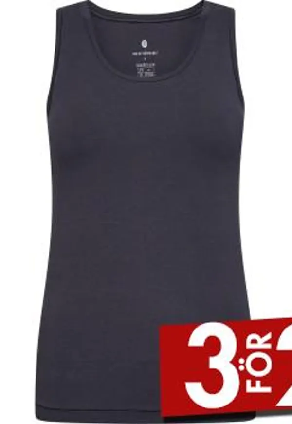 JBS of Denmark Bamboo Top Wide Straps Mörkgrå Medium Dam
