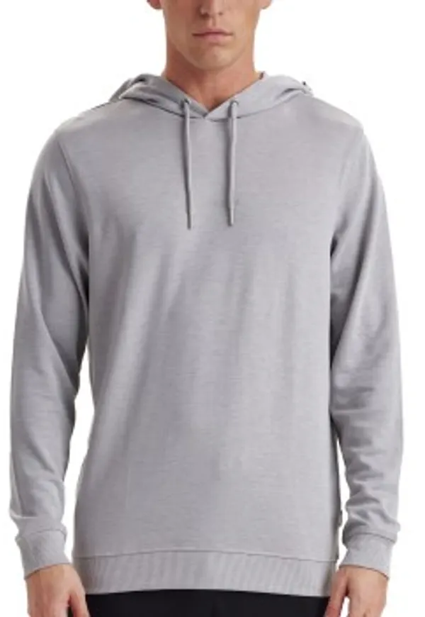 JBS of Denmark Hoodie With Logo Ljusgrå Small Herr