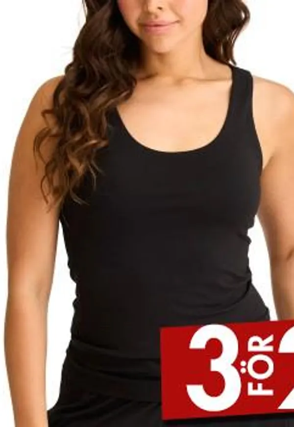 JBS of Denmark Tank Top With Support Svart Large Dam