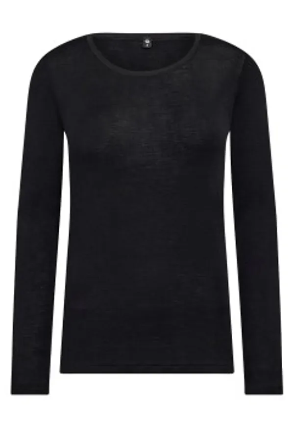JBS of Denmark Wool Blouse Svart ull Small Dam