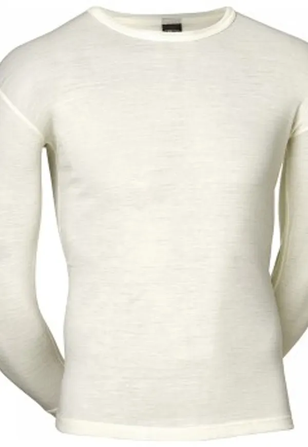 JBS Wool 99414 Long Sleeves Creme ull Small Herr