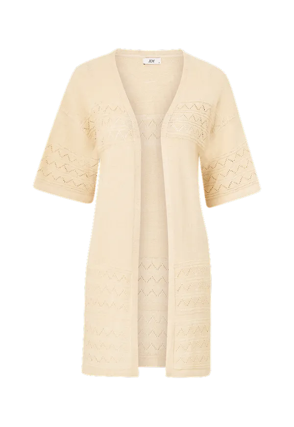 JDY - Cardigan jdyDesha 2/4 Kimono Knt - Beige - 42