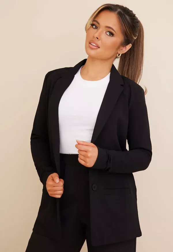 JdY - Jackor & Kappor - Black - Jdylouisville Catia L/S Blazer Jrs - Jackor & Kappor