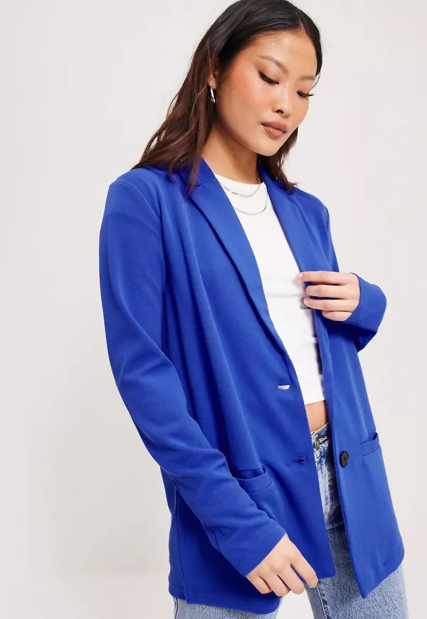 JdY - Jackor & Kappor - Dazzling Blue - Jdylouisville Catia L/S Blazer Jrs - Jackor & Kappor