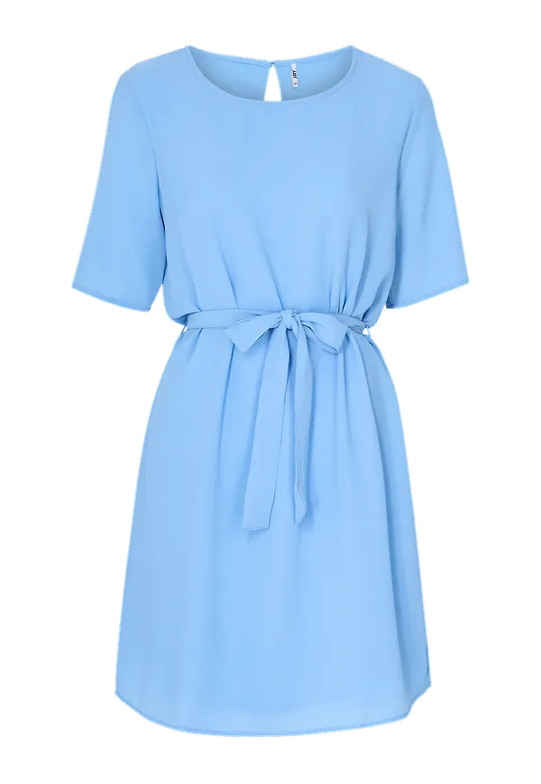 JDY - Klänning jdyAmanda Belt Dress - Blå