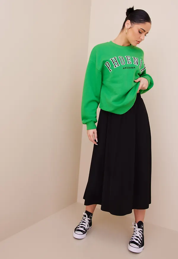 JdY - Midikjolar - Black - Jdyhelga Skirt Jrs - Kjolar - Midi Skirts