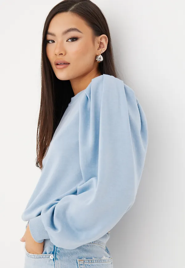 JdY - Sweatshirts - Blue Fog - Jdymathilde L/S Sweat Jrs - Tröjor - sweatshirts