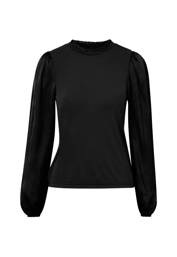 JDY - Topp jdyMaggie L/S Mix Top - Svart