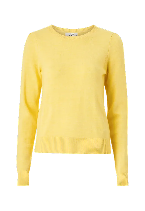 JDY - Tröja jdyMarco L/S Puff Pullover - Gul