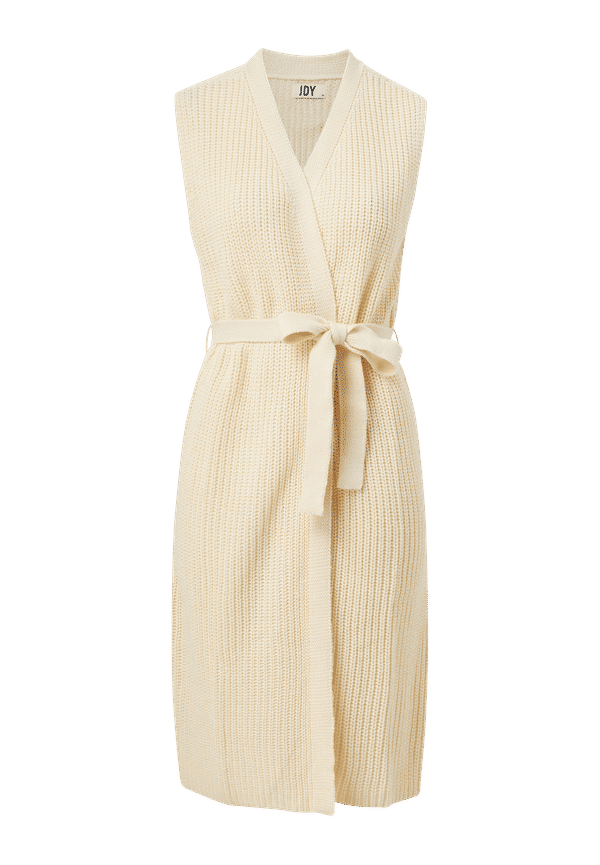 JDY - Väst jdyJusty Gurli S/L Open Belt Vest - Beige - 34