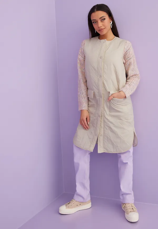 JdY - Västar - Moonbeam - Jdyaugusta Diamond Waistcoat Otw Zh - Jackor - Vests