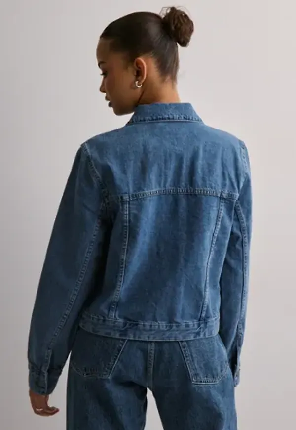 JDY - Blå - Jdymica Pocket Jacket Dnm