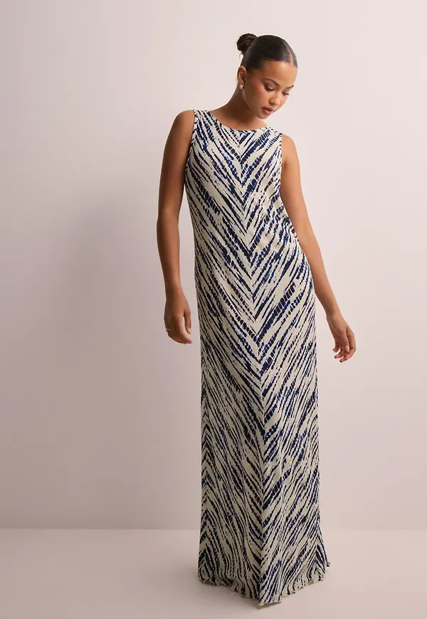 JDY - Blå - Jdysienna S/L Ancle Dress Jrs