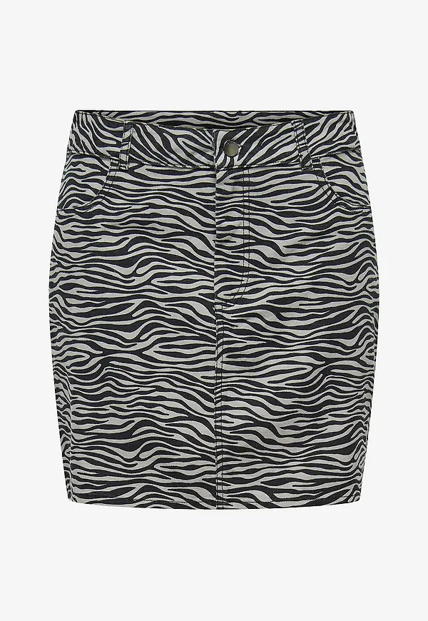 JDY - Kjol jdyRay MW Mini Skirt Pnt - Grå
