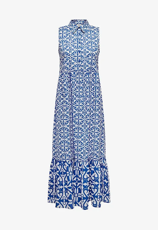 JDY - Maxiklänning jdyAnna S/L Maxi Dress - Blå