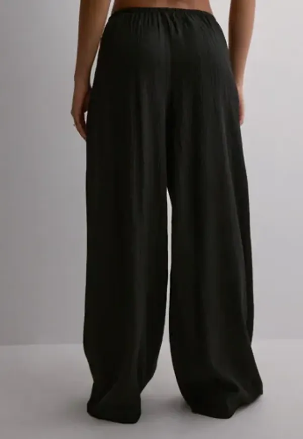 JDY - Svart - Jdyhazel String Hw Pant Wvn