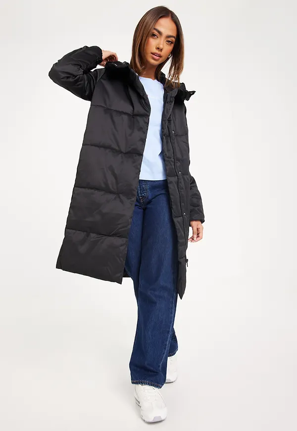 JDY - Svart - Jdymustang Padded Jacket Otw Noos