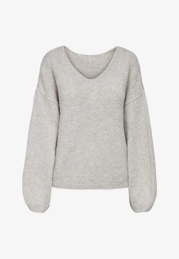 JDY - Tröja jdyDinea L/s Reversible KN - Beige