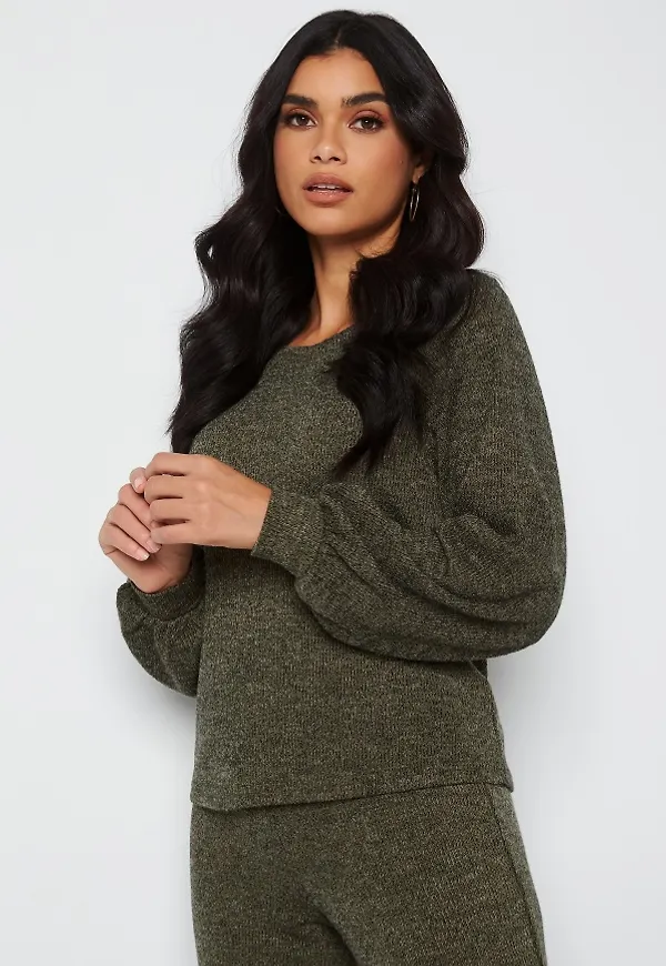JDY Emma L/S Top Kalamata Melange S