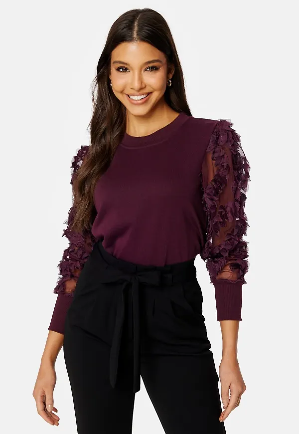 JDY Fairview L/S Sweat Winetasting XS