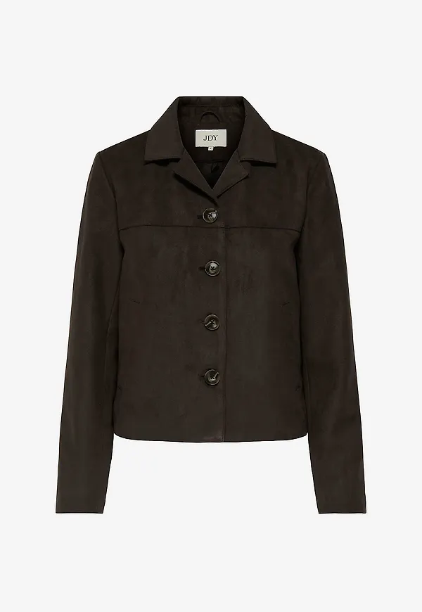 JDY - Jacka jdyNico Faux Suede - Brun