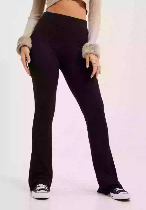 JdY Jdyfransiska Flare Pant Jrs Utsvängda byxor Black