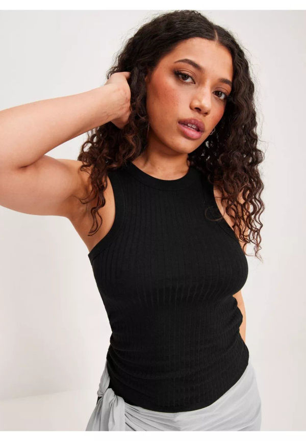 JdY Jdyfransiska Tank Top Jrs Linnen & ärmlösa toppar Black