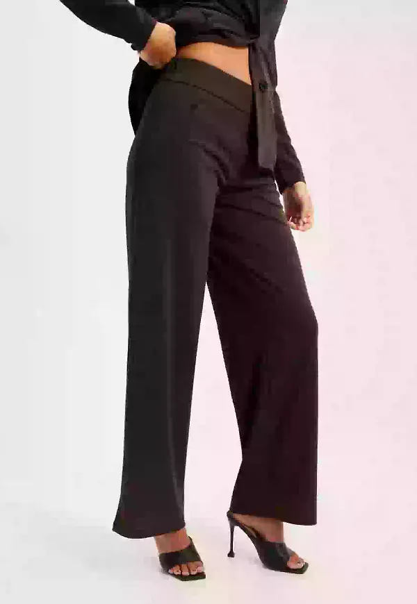 JdY Jdylouisville Catia Wide Pant Jrs N Vida byxor Chocolate Brown