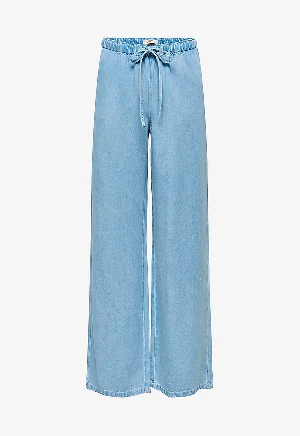 JDY - Jeans jdyMira MW Wide String - Blå