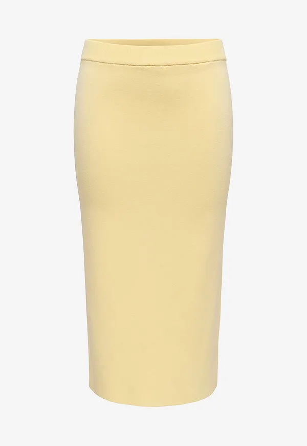 JDY - Kjol jdyAstra HW Skirt Knt - Gul