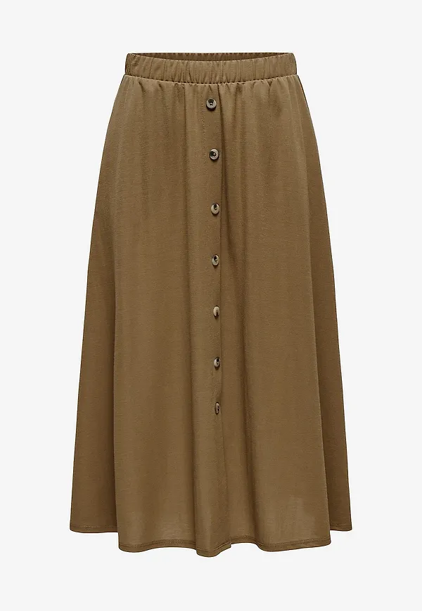 JDY - Kjol jdyBirdie Midi Button Skirt - Brun