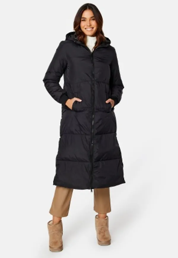 JDY Larvik X-Long Padded Jacket Black XS
