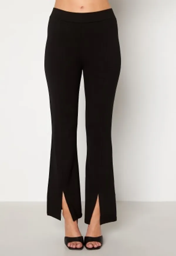 JDY Pretty Flare Slit Pant Black S/34