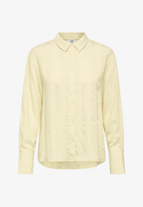JDY - Skjorta jdyDanny L/S Loose Wvn - Beige