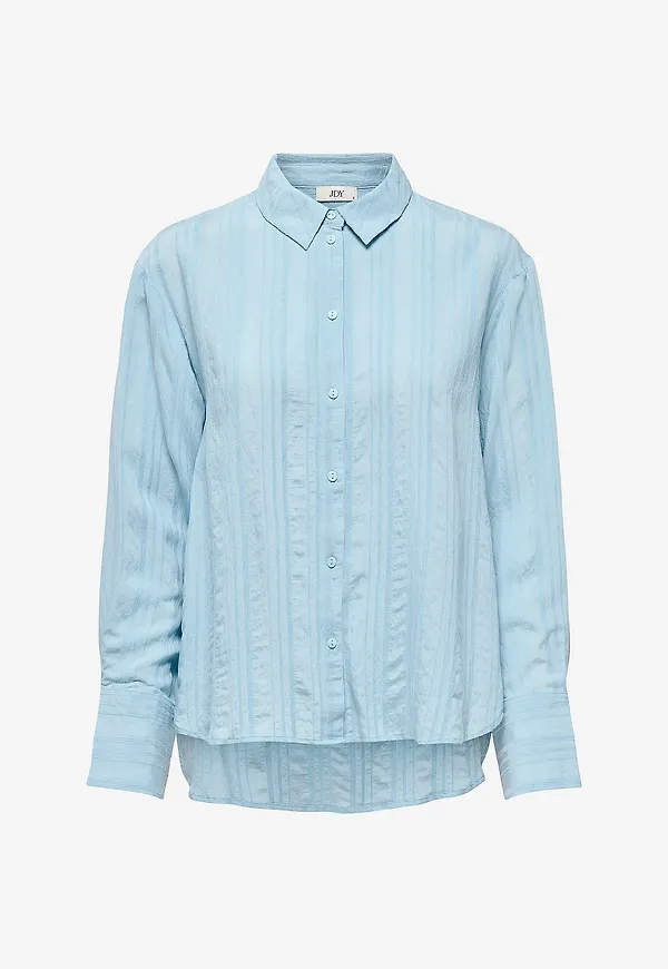 JDY - Skjorta jdyDanny L/S Loose Wvn - Blå
