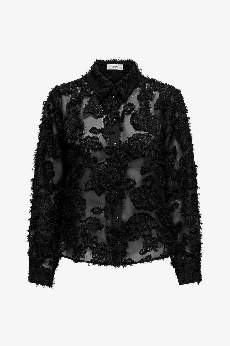 JDY - Skjorta Jdymaia L/S Shirt Wvn - Svart